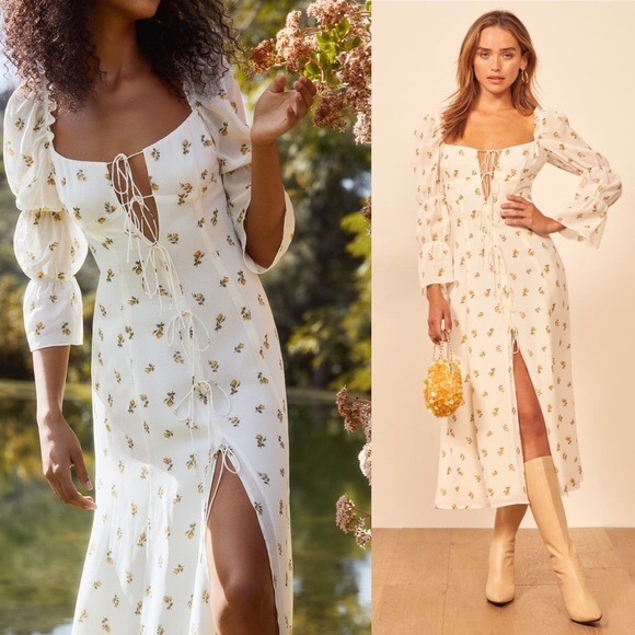 Reformation Dresses & Skirts - Reformation Roberta Dress rosebud